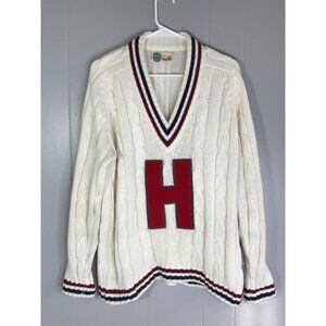 Vintage Catalina Martin Men's Wool Sweater Sz XL US Davis Cup Team Tennis USLTA